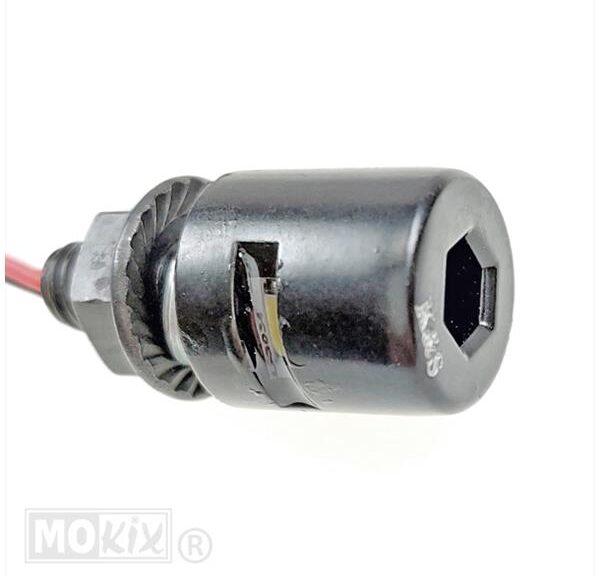 Kentekenplaatverlichting Schroef LED 12V Zwart