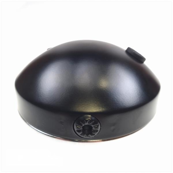 Koplamp UNI Rond 14cm + Schakelaar Zwart/Chroom - Afbeelding 3