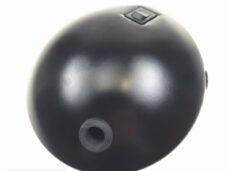 Koplamp UNI Rond 14cm + Schakelaar Zwart/Chroom - Guia