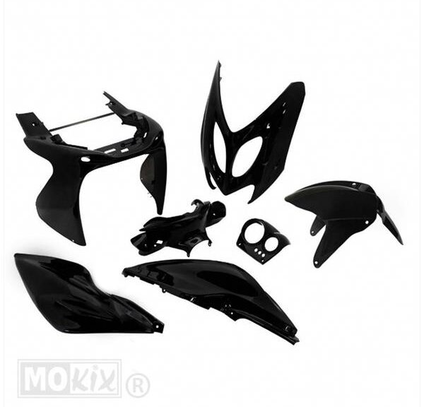 Plaatwerk KIT Yamaha Aerox STD MAT Zwart - MKX