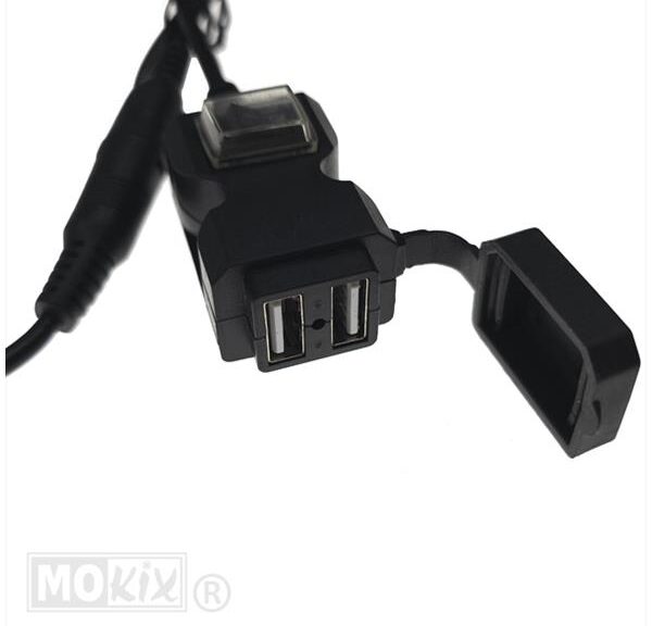 USB Stekker Opbouwunit DUO 5V -2.1A 5V-1A Elec