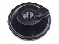 Tankdop Tomos A3/A35 30mm Zwart + Slot - Supertec