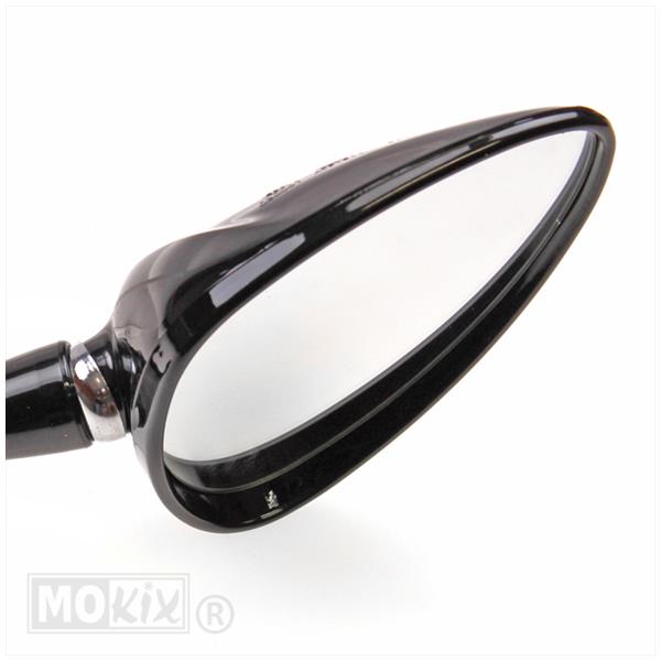 Spiegel PIA Vespa Sprint 50-150 14> Zwart SET" - Afbeelding 4