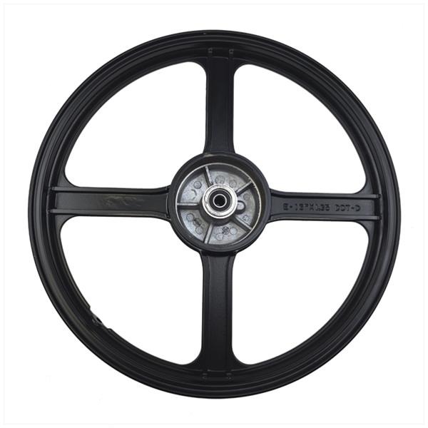 Velg SET Vespa Bravo/Ciao/SI 16x1.35 Zwart - Afbeelding 2