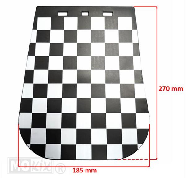 Spatlap UNI Racing Flag Groot (185x270) Oldtimer - Supertec
