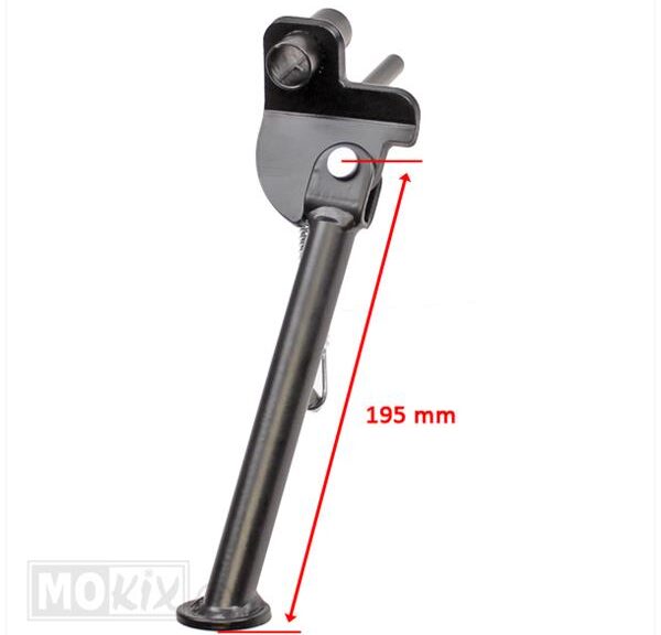 Zijstandaard Vespa Ciao Zwart IGM