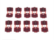 Connector Blokken Scots  0.5mm-1mm Rood (10)