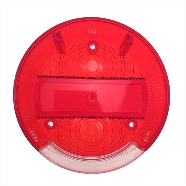 Achterlicht Glas Simson Rond 120mm Rood CE Elec - Afbeelding 2