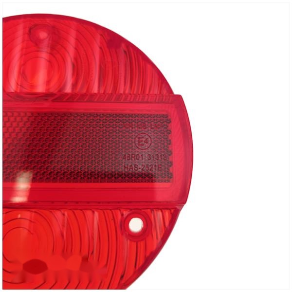 Achterlicht Glas Simson Rond 120mm Rood CE Elec - Afbeelding 3