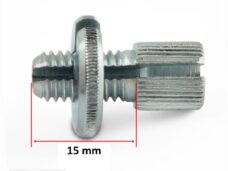 Kabelstelbout M7 MET Gleuf 15mm