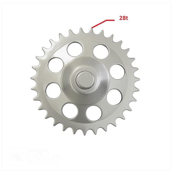 Trap-AS Puch Maxi NT 28t Lang Chroom - Afbeelding 3