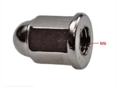 Cilinder KOP Moer UNI Bolkop 6mm Set (4)