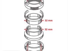 Balhoofdset Zundapp KS50 / GTS50 Supertec
