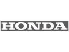 Honda Sticker Woord 22cm WIT