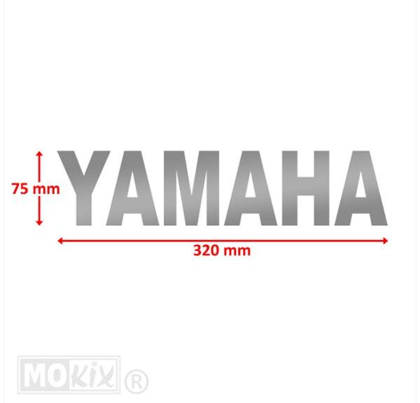 Yamaha Aerox Stickerset Onderspoiler Zilver (2)
