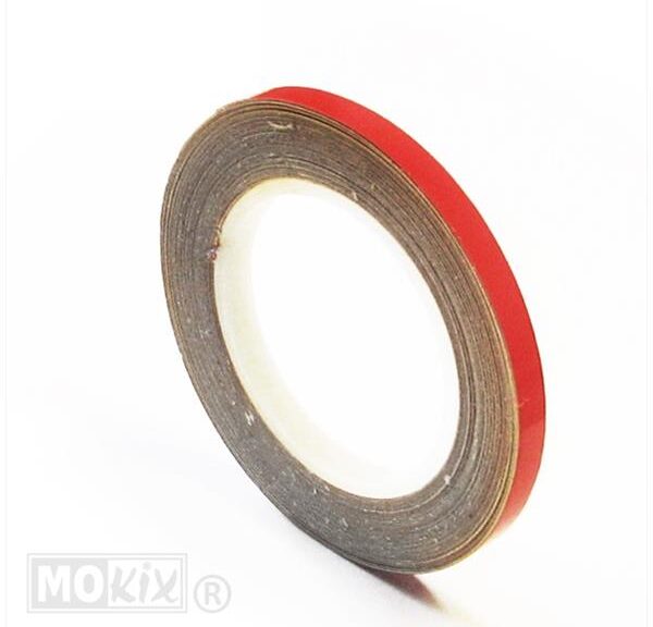 Wiel Reflectie Tape 5mm X 9m RED