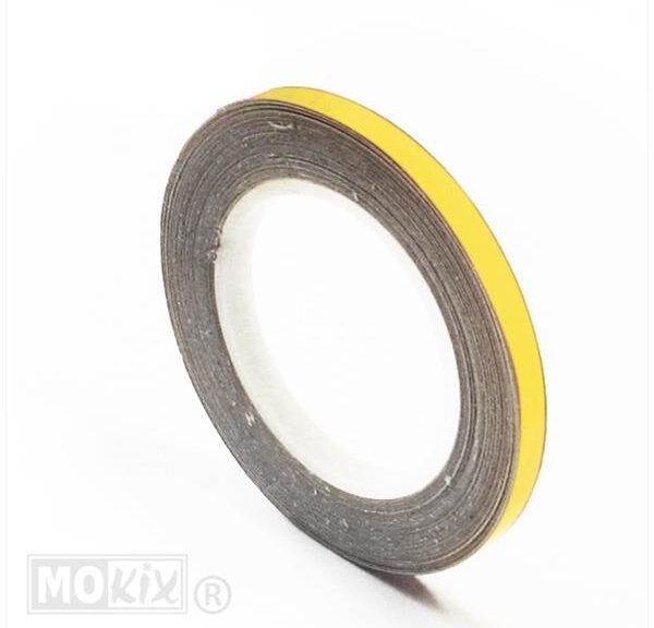 Wiel Reflectie Tape 5mm X 9m Geel