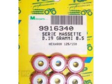 Rollenset (6) 19x17  8.5gr TP - Top Performances