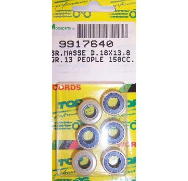 Rollenset (6) 18x13.8 13.0gr TP - Top Performances