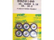 Rollenset (6) 16x13 10.2gr TP - Top Performances