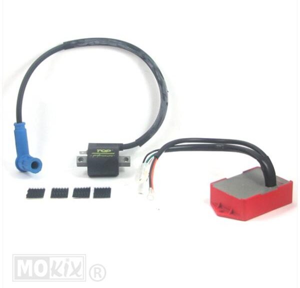 CDI Unit MIN AM6 Ducati + Bobine Variabel Rood TP - Top Performances