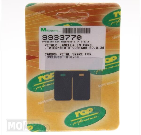 Membraanplaat Carbon Voor 9931600 0.3mm TP - Top Performances