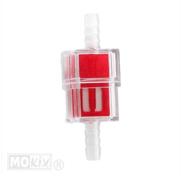 Benzinefilter UNI Voor 7MM Slang Vierkant (1) - Supertec