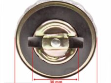 Tankdop Tomos A3/A35 Chroom + Slot - Supertec