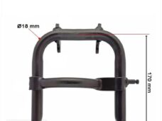 Middenstandaard Puch Maxi N 170mm Zwart - IGM