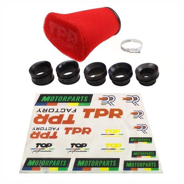 Foam Filter TPR Factory 46-49-52-55-58-62mm Rood - Afbeelding 4