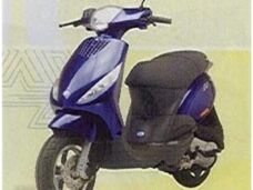 Bromf Piaggio ZIP 4T A.Blauw '04 - Kymco