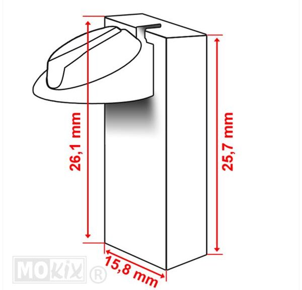 Gasschuif Dellorto SHA 10-13 (1)