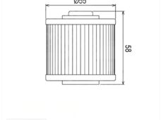 Oliefilter Yamaha Cygnus 125/TT600 NT Hiflo