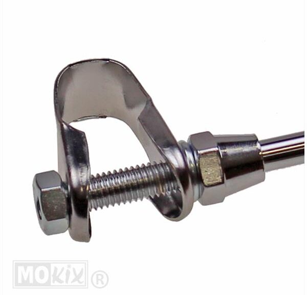 Spiegel UNI PVC Rond + Klem Zwart 102mm