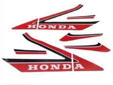 Honda MB '87 Tanktransferset Rood/WIT