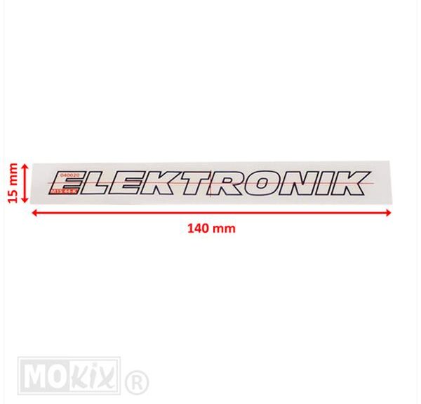 Kreidler Sticker Electronic 140 X 15mm (1)