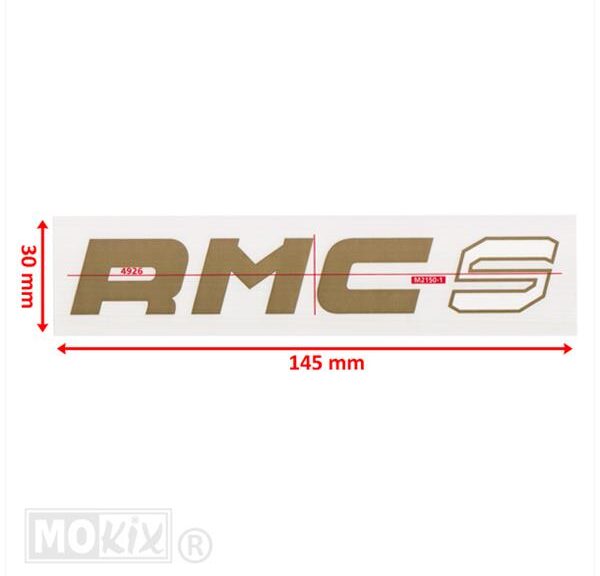 Kreidler Sticker RMC-S Goud 145 X 30mm (1)