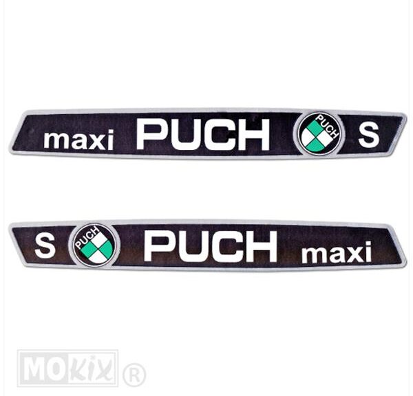 Puch Maxi Stickerset Tank 205x25 Chroom (2)