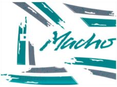 Puch Macho SET '91 Stickerset Zwart/Groen