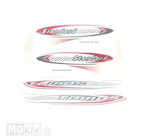 Tomos Standard Ovaal Stickerset