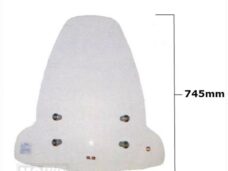 Windscherm Piaggio Beverly  125/200cc Faco H745