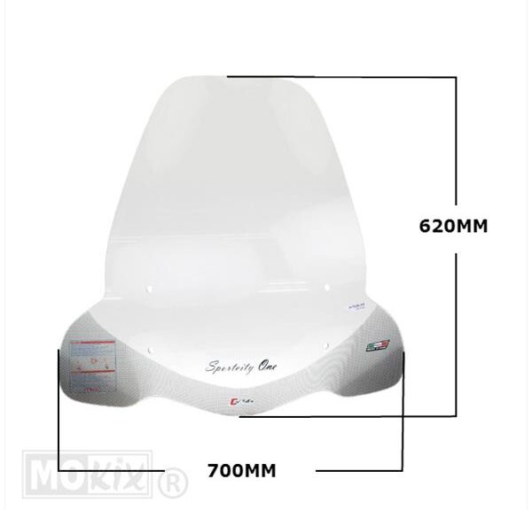 Windscherm Aprilia Sportcity ONE 50/125 Faco H630