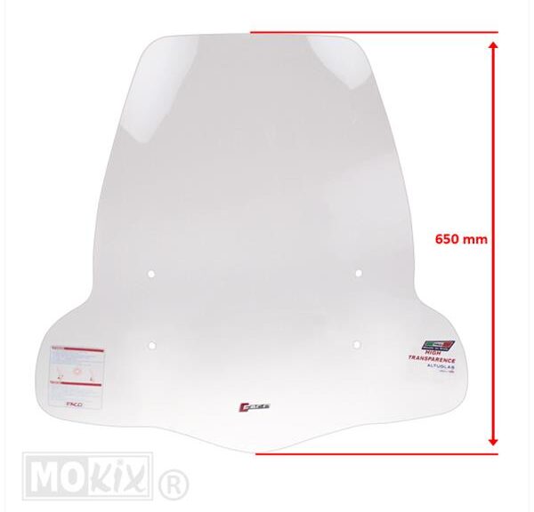 Windscherm Piaggio Typhoon NT 2011 50cc Faco H650
