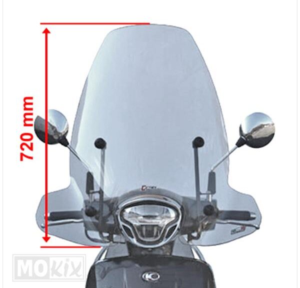 Windscherm Kymco Like 17-"20 Groot Faco H720"