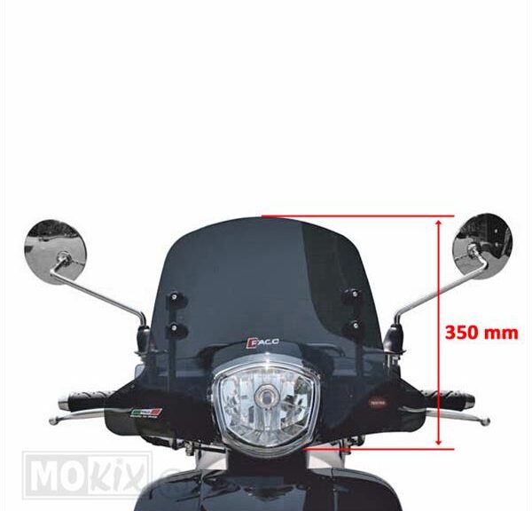Windscherm Kymco Like Klein Smoke Faco H350