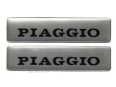Piaggio Sticker 3D Lang 2 Stuks