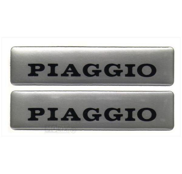 Piaggio Sticker 3D Lang 2 Stuks