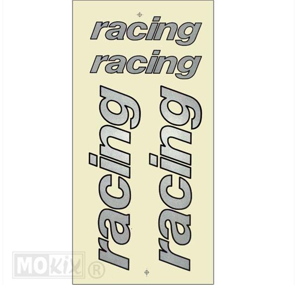 Aprilia Stickerset Racing 4stuks