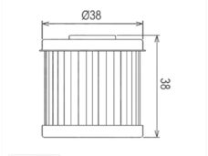 Oliefilter LML 4T 125cc Hiflo
