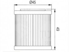 Oliefilter PIA Beverly 350ieE3 4T 4V (11-15) Hiflo